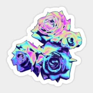 Iridescent Bouquet Sticker